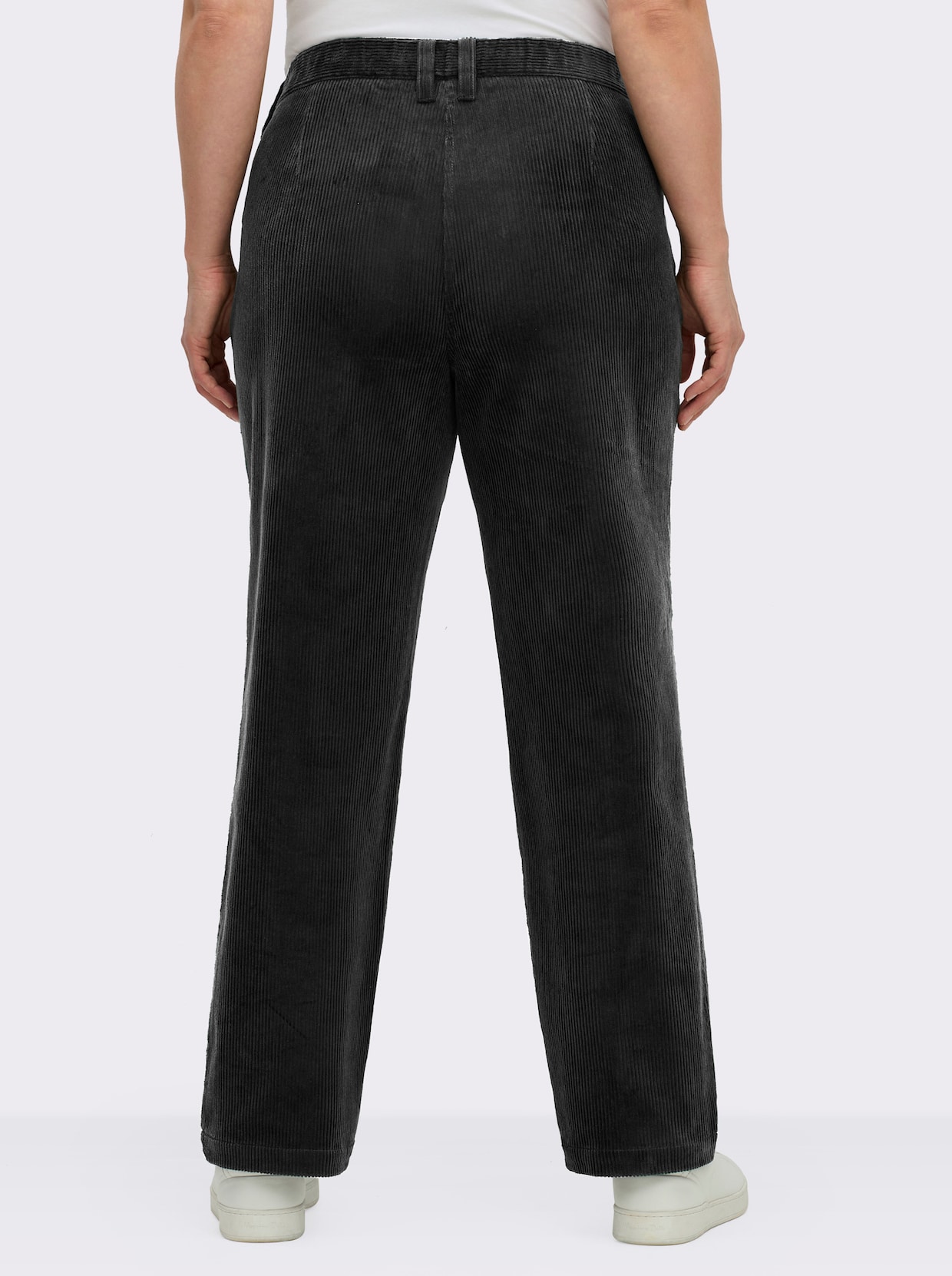 sheego Cordhose - schwarz