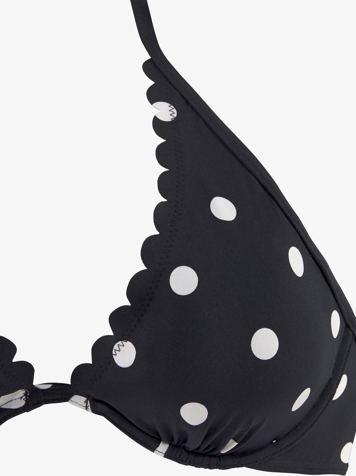 LASCANA Bügel-Bikini-Top - schwarz-weiß