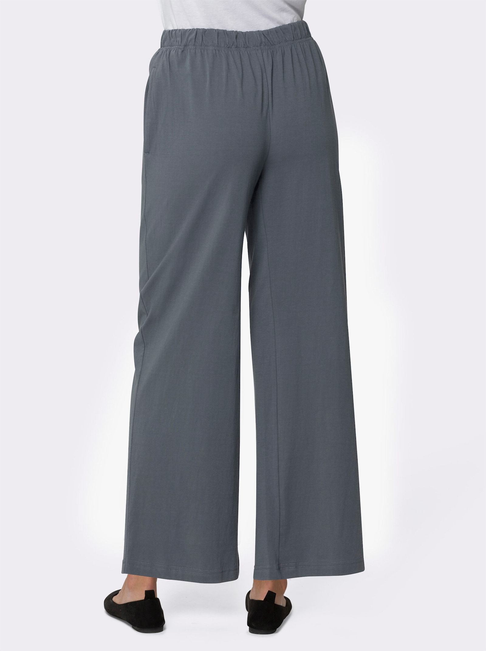 Freizeithose in weiter Form - schwarz + anthrazit