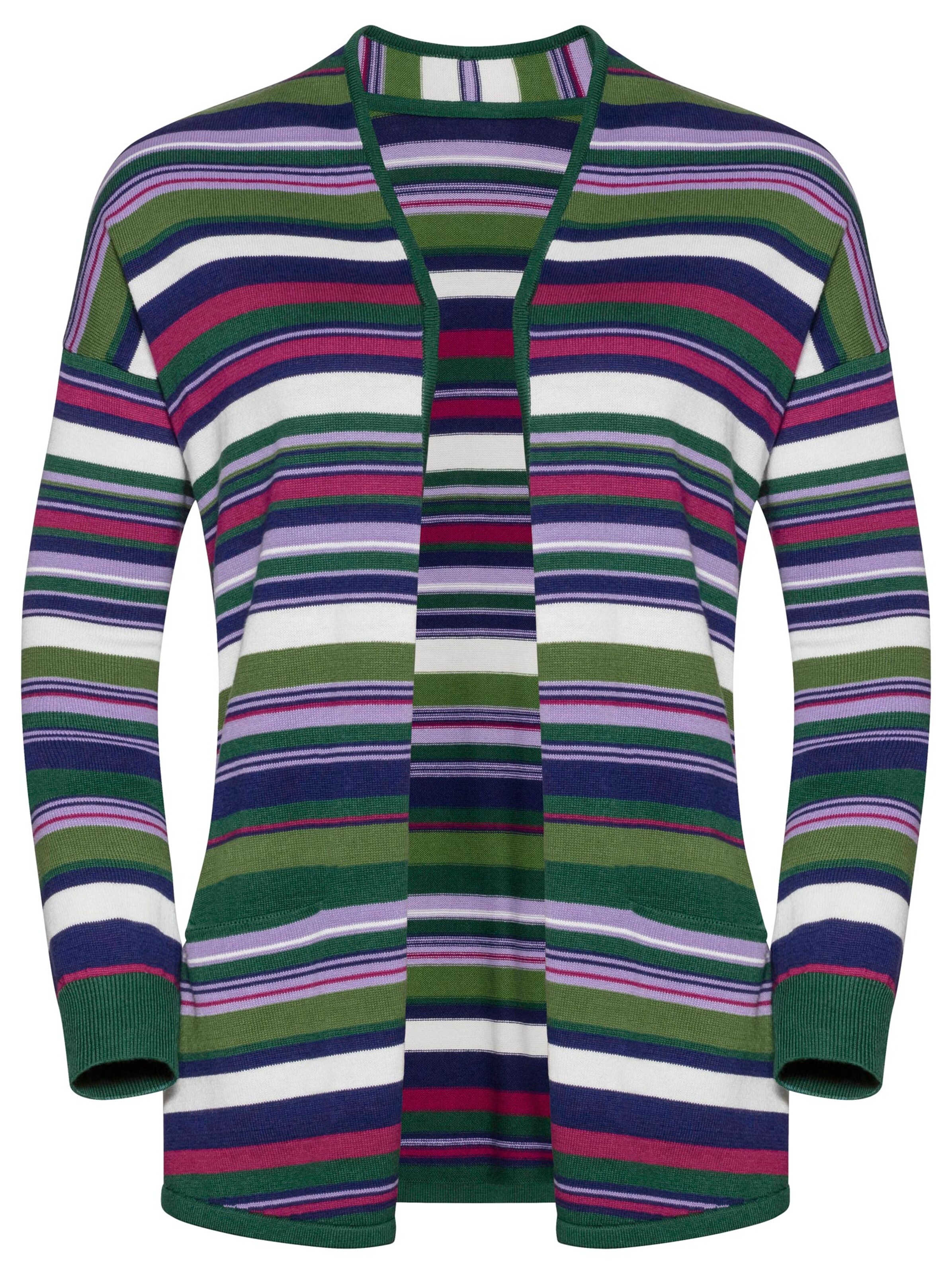 Cardigan - bunt-geringelt