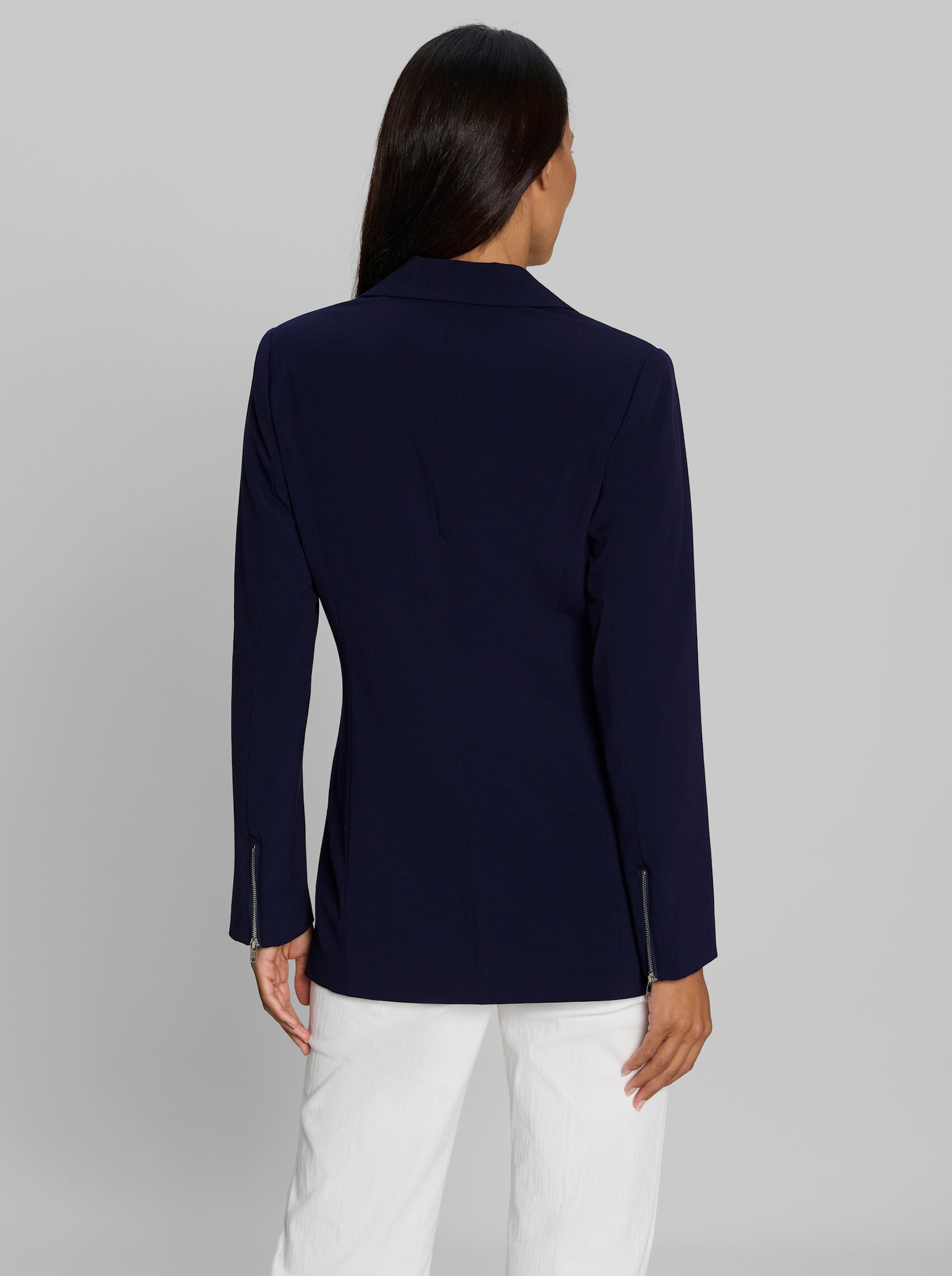 heine Blazer im asymmetrischen Schnitt - marine-rot