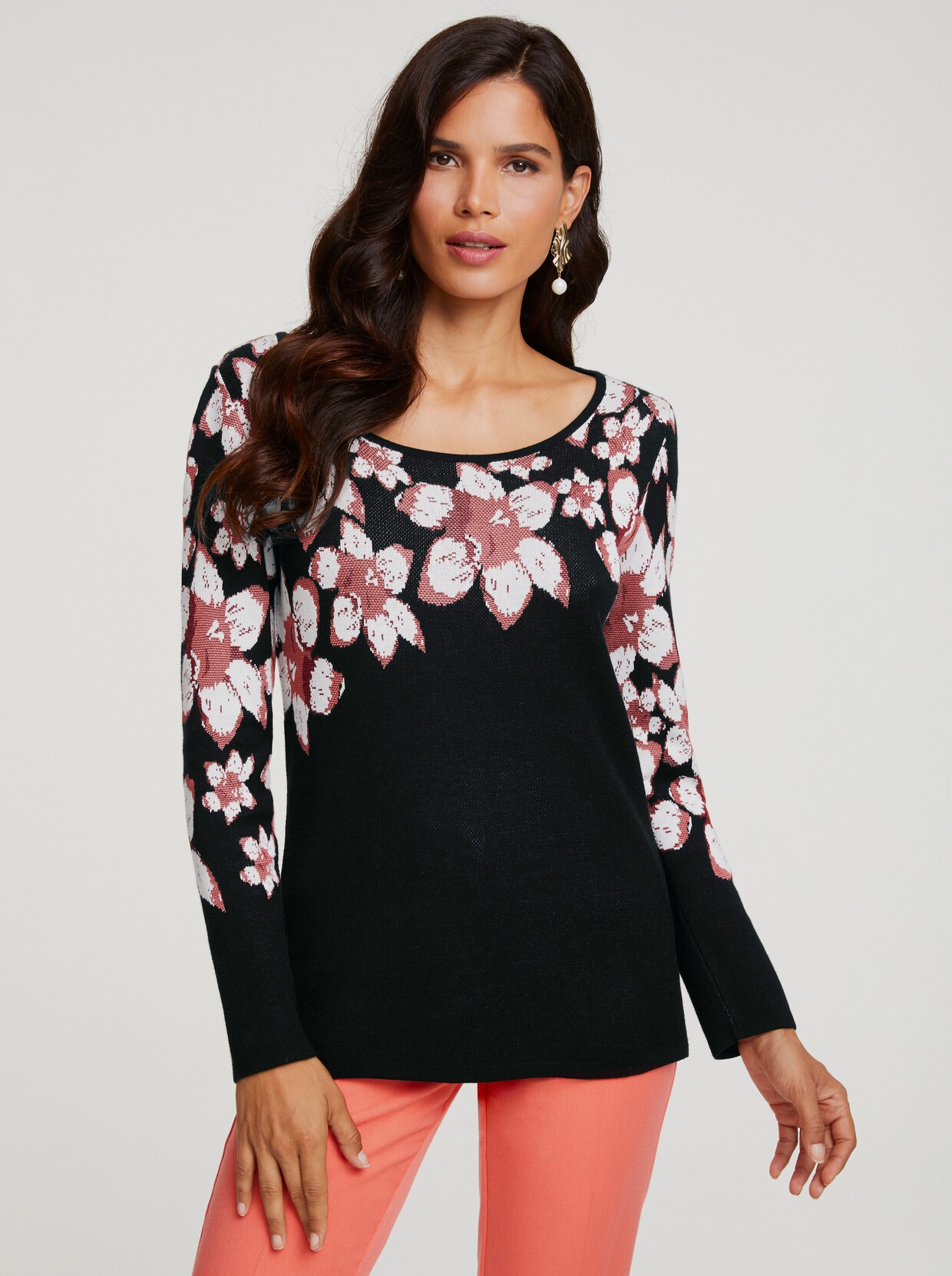 heine Druck-Pullover - bunt