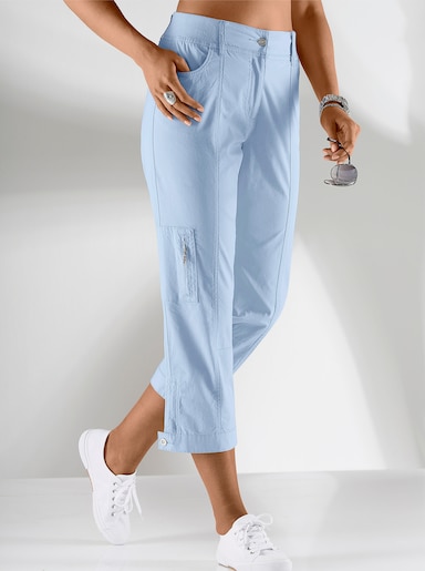 pantalon extensible - bleu clair