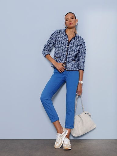 Ascari 5-Pocket-Jeans mit Push-up-Effekt - royalblau