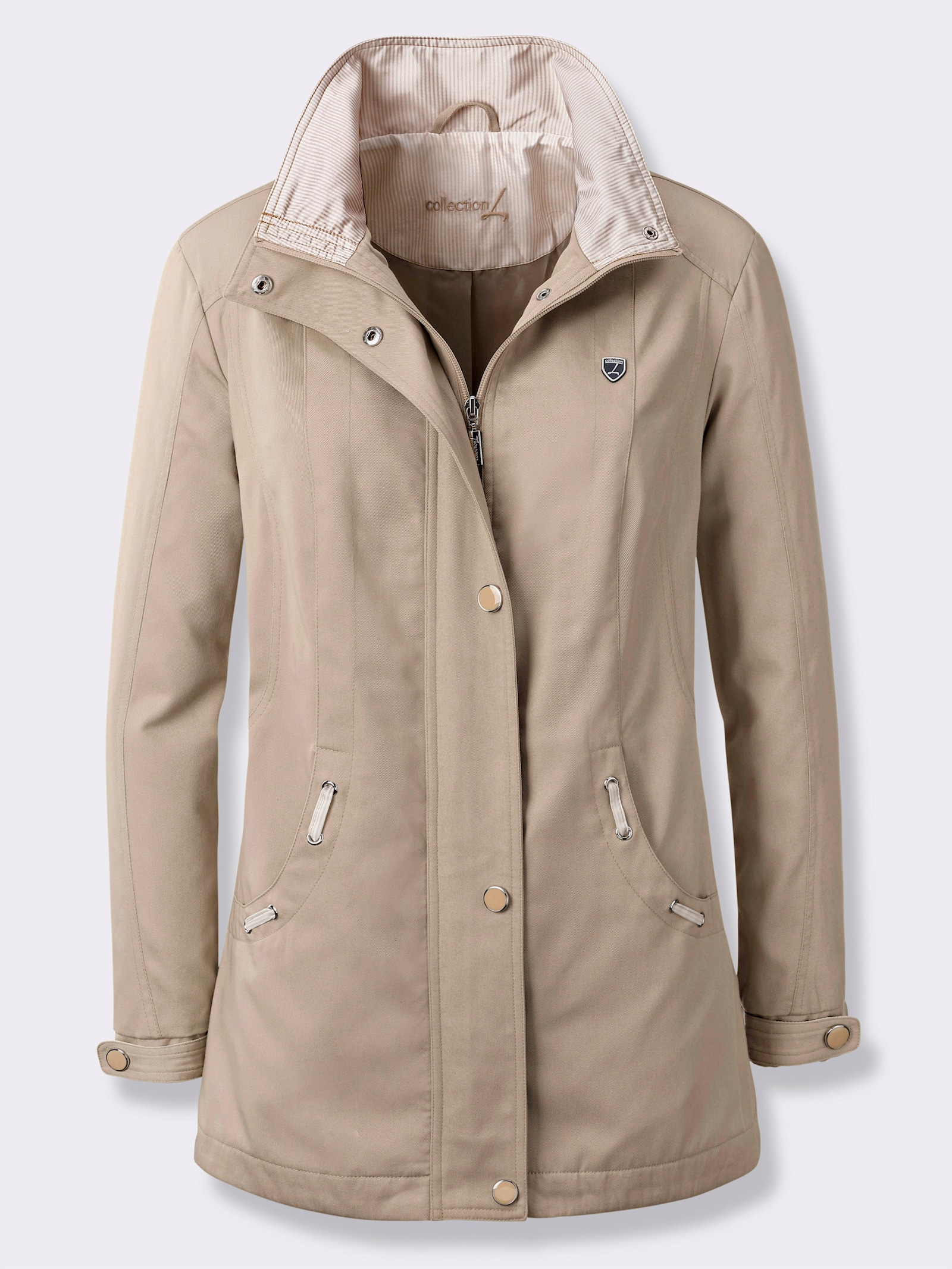 Übergangsjacke in pflegeleichter Qualität - beige