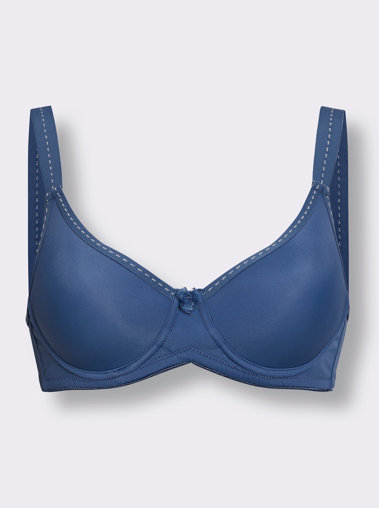 wäschepur Soutien-gorge à armatures spécial T-shirt - bleu jean+couleur ivoire