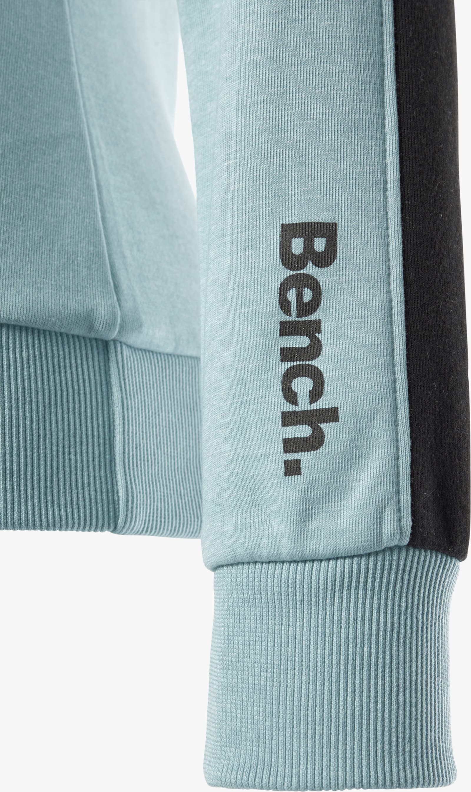 Bench. Loungewear Kapuzensweatshirt - mint-schwarz
