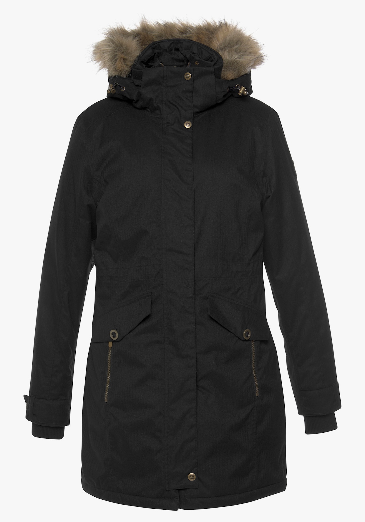 Funktionsparka - schwarz (outdoorjacke)