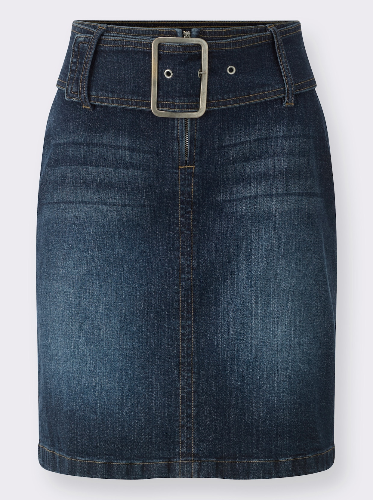 heine Jeansrock - blue-stone-washed