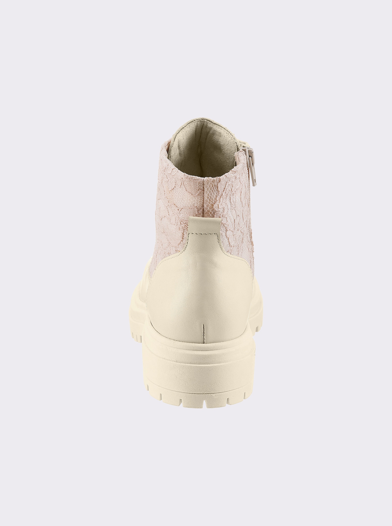 heine Schnürstiefelette - creme