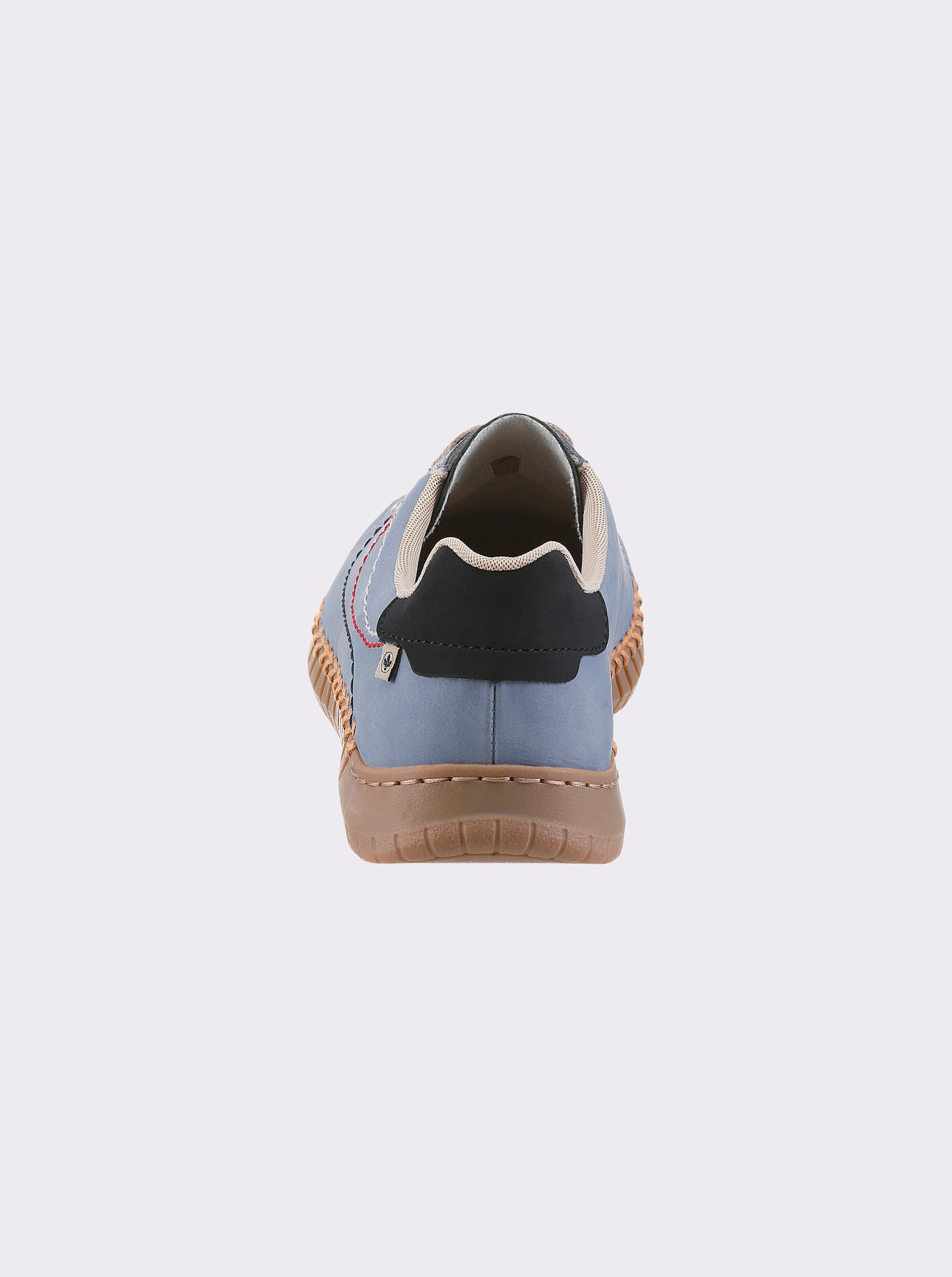 Rieker Sneaker mit Zierperlen - hellblau