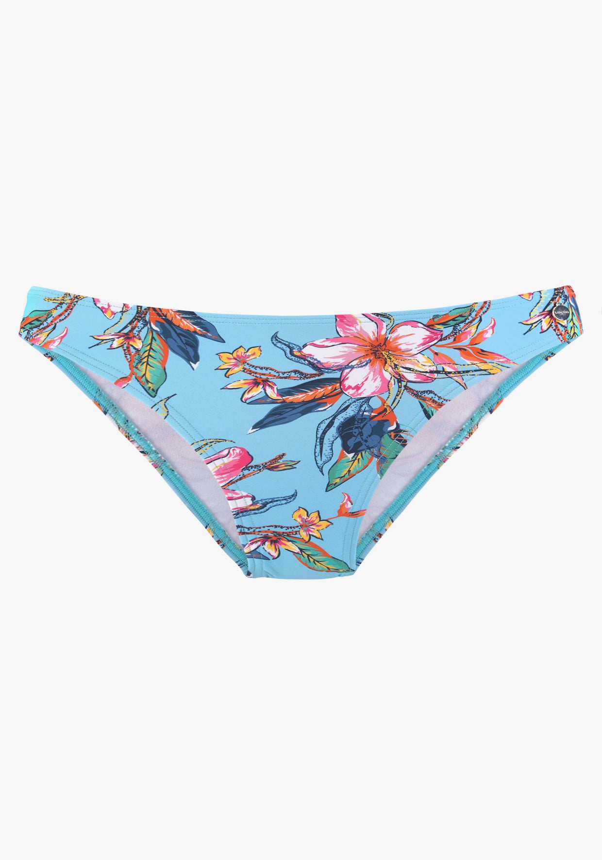 LASCANA Bas de maillot de bain - bleu clair imprimé