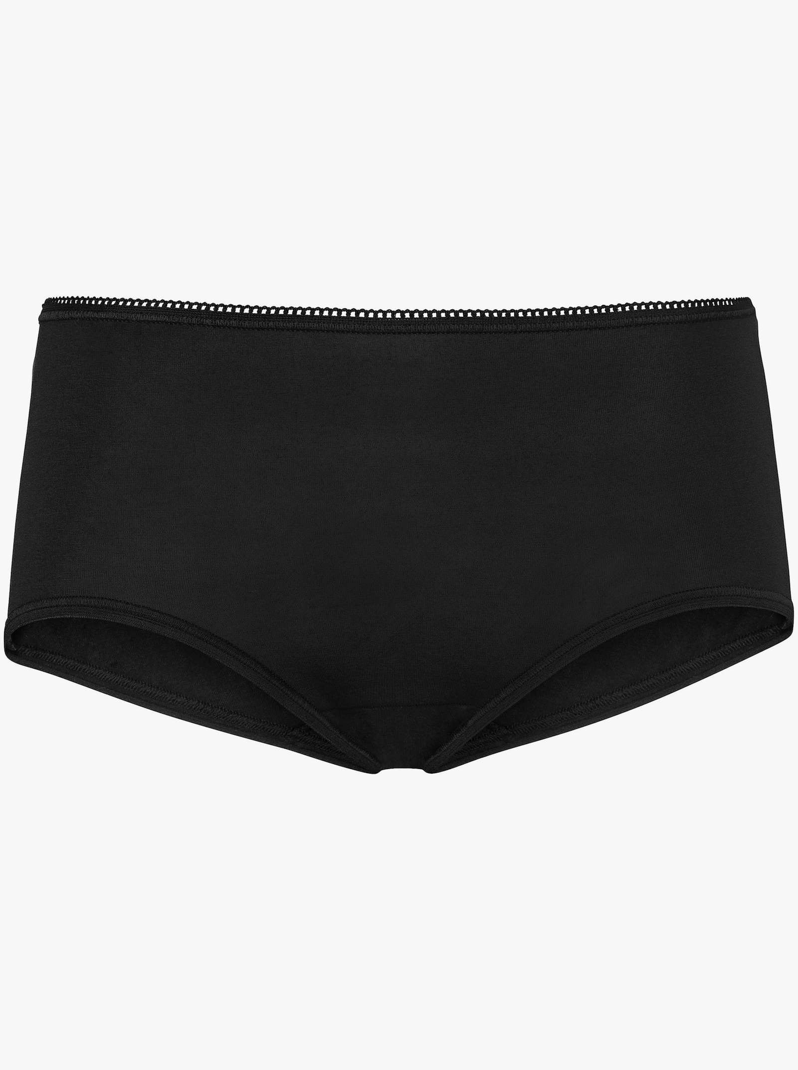 Sloggi Taillenslip mit Ziergummi am Bund - schwarz
