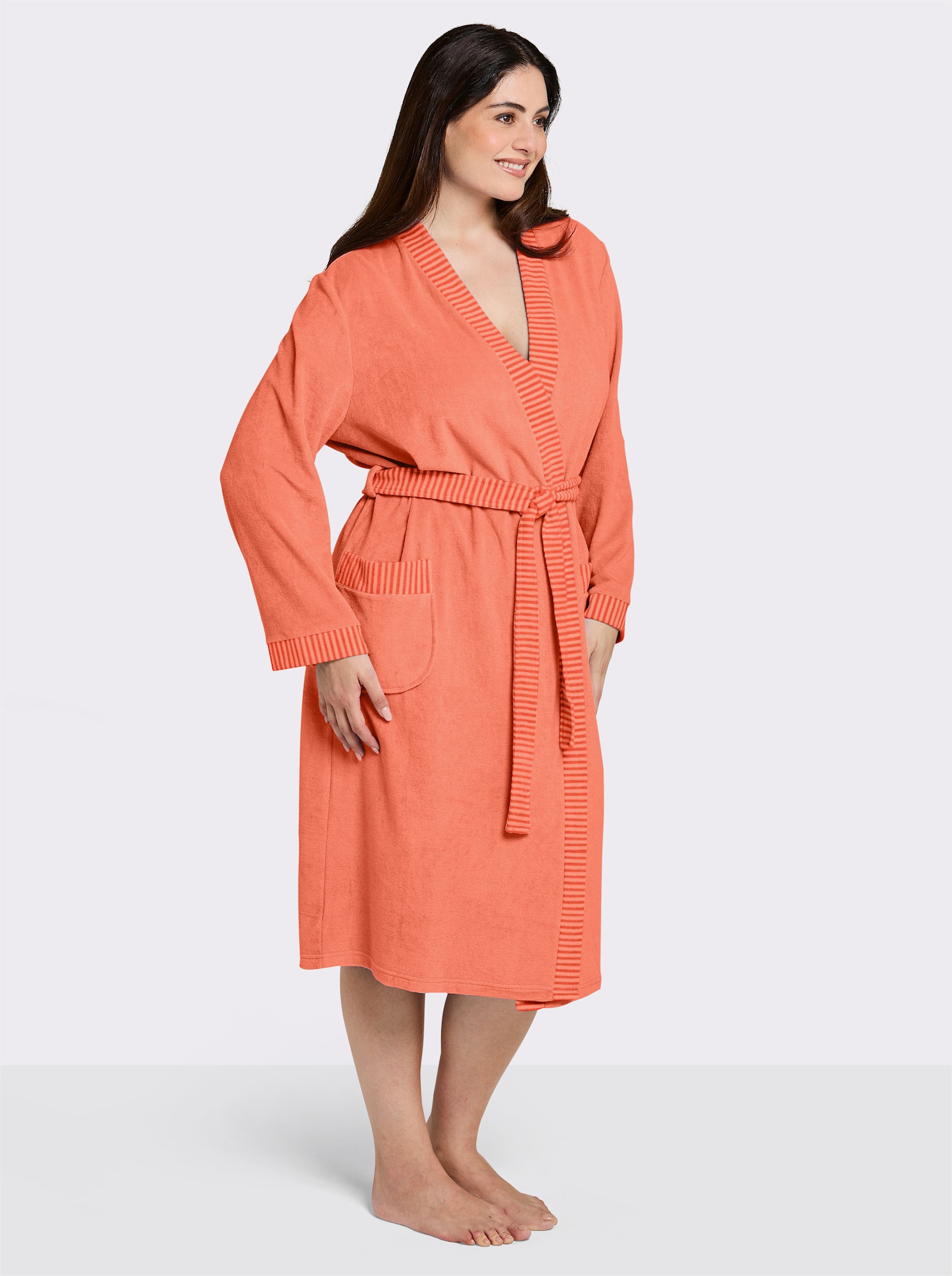 Comtessa Damenbademantel - apricot
