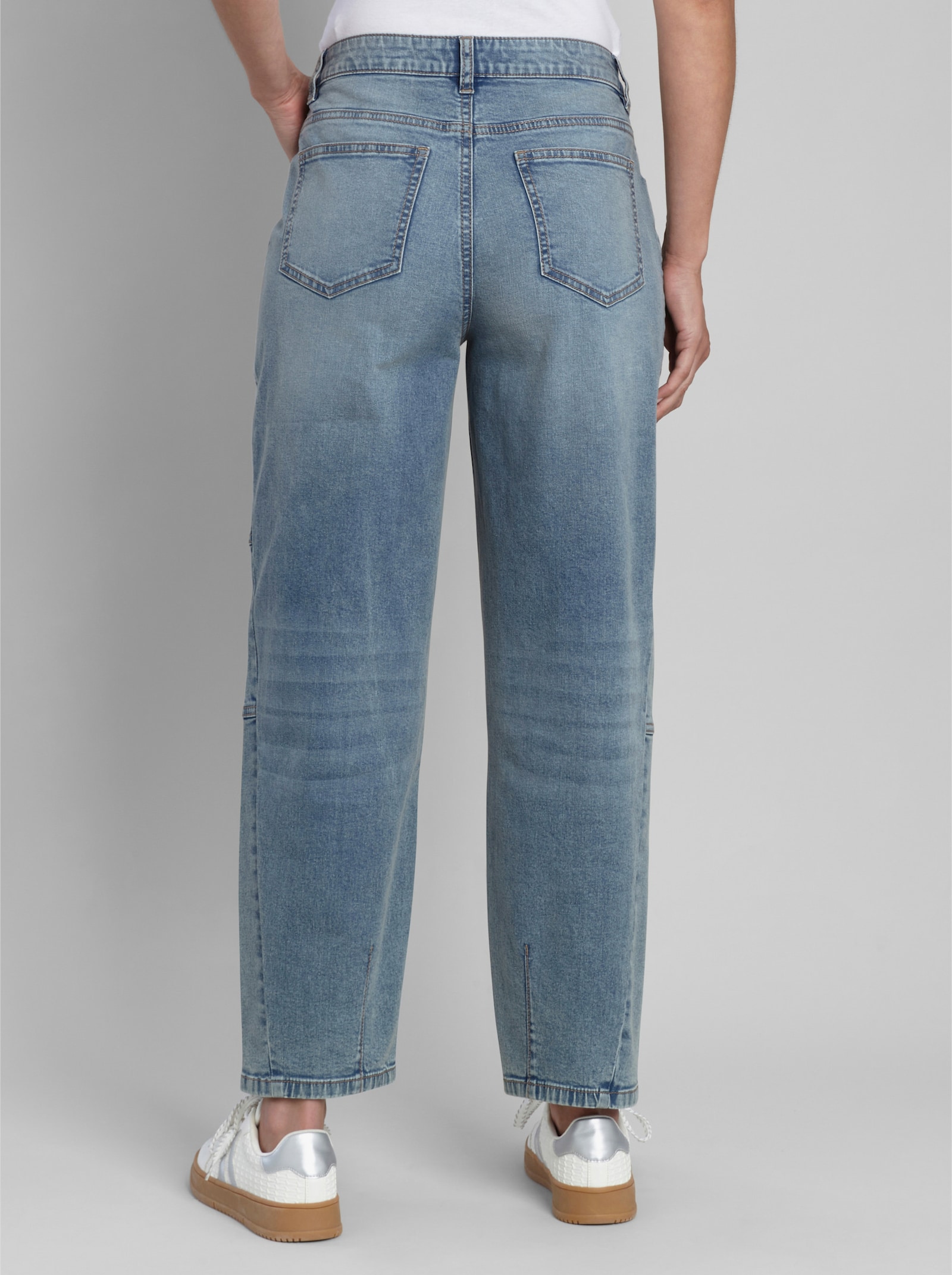 heine Jeans in Barrel-Form - blue-bleached