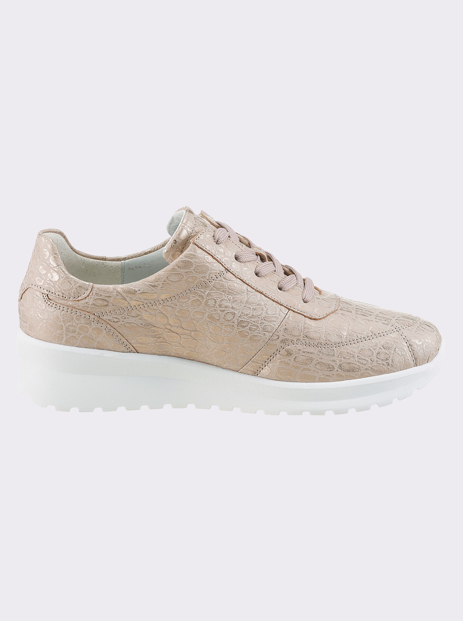 Waldläufer Sneaker mit Metallic-Effekt, Waldläufer - goldfarben