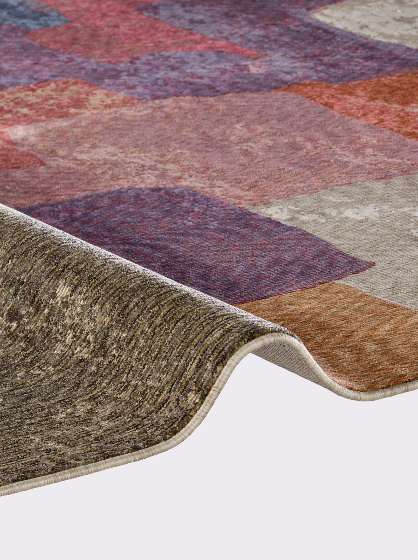 heine home Teppich - grün-lila