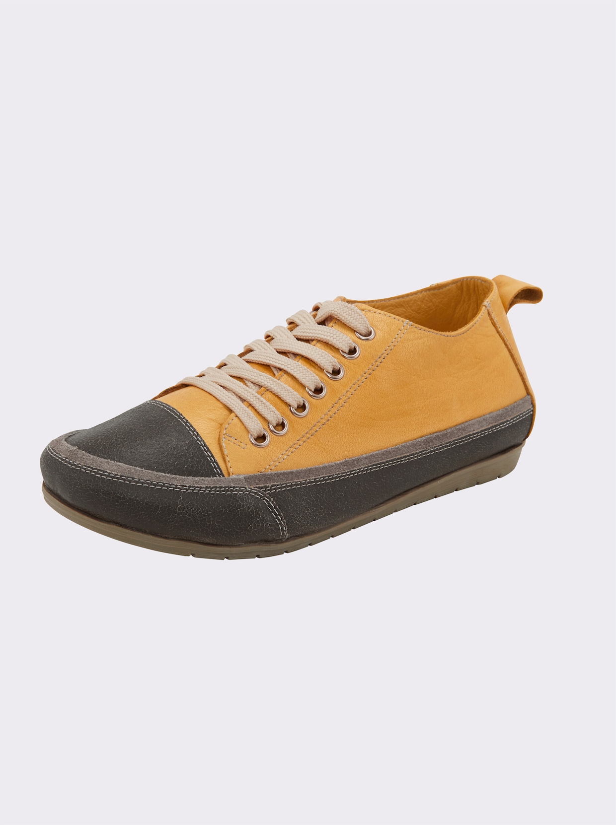 Sneaker - geel/taupe