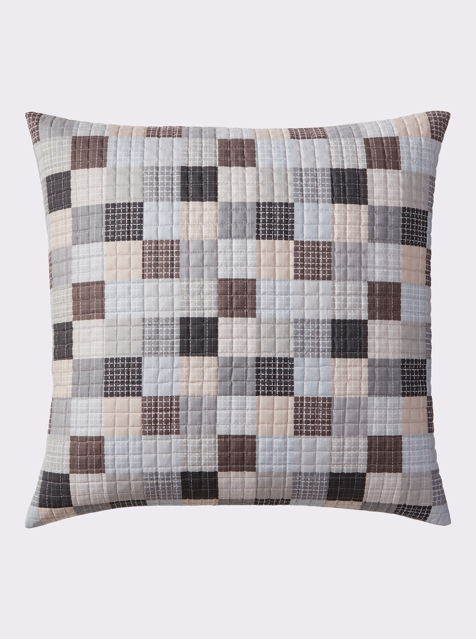 heine home Housse de coussin - marron-gris