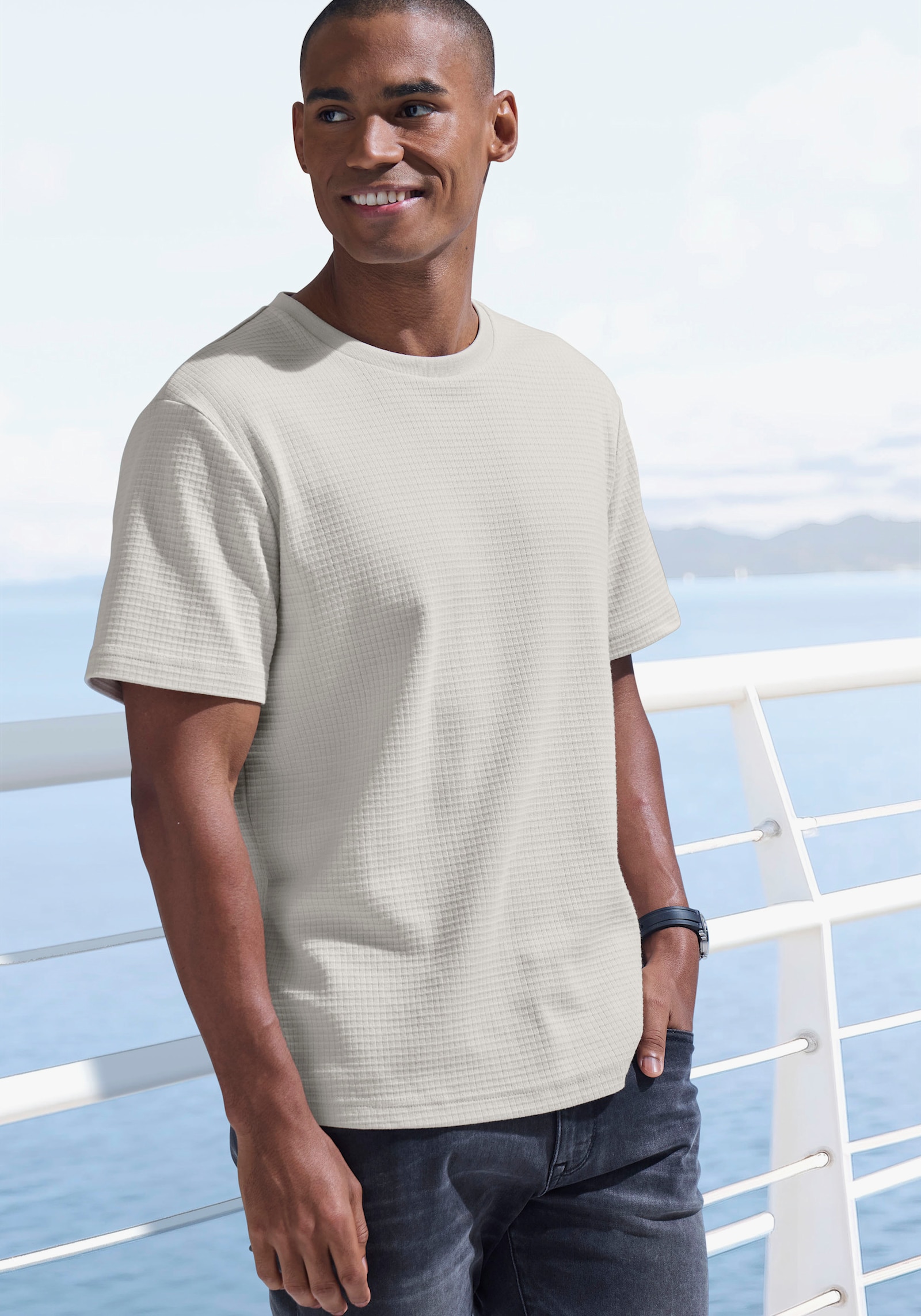 John Devin T-Shirt - beige