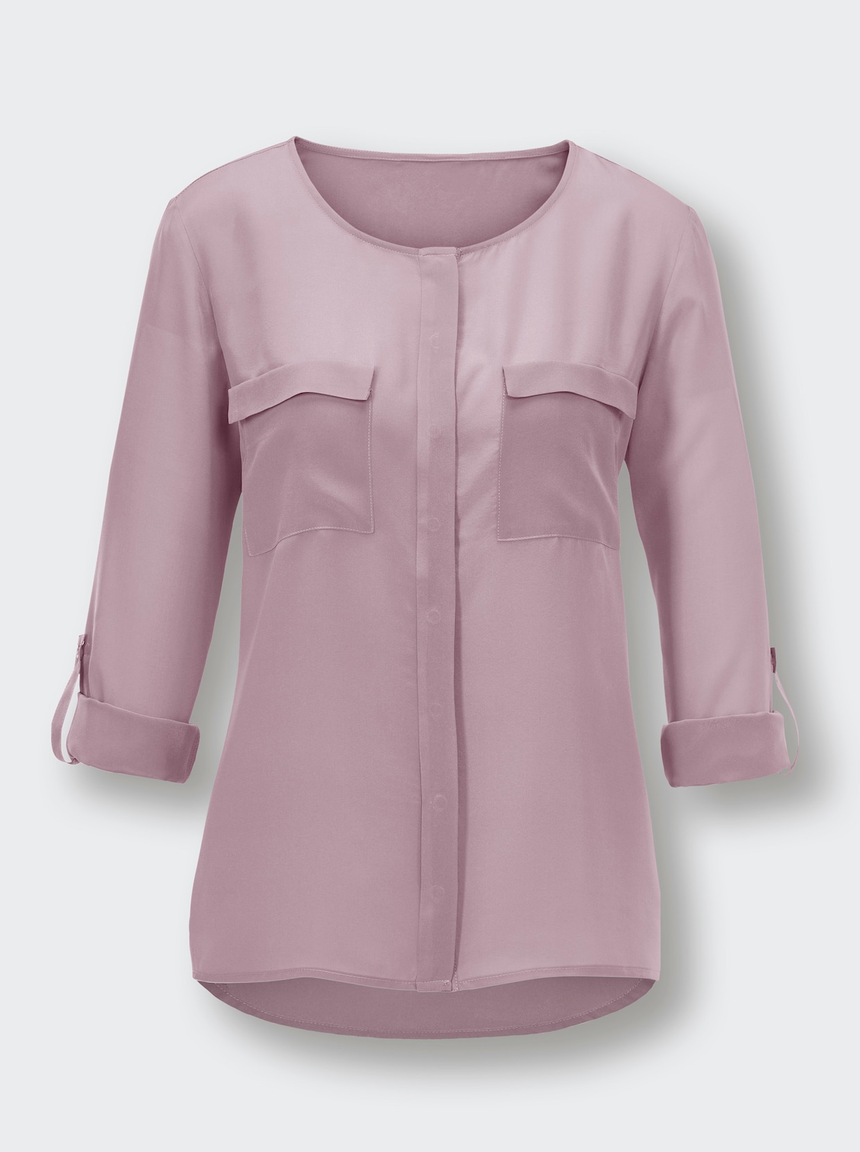 heine Zijden blouse - mauve