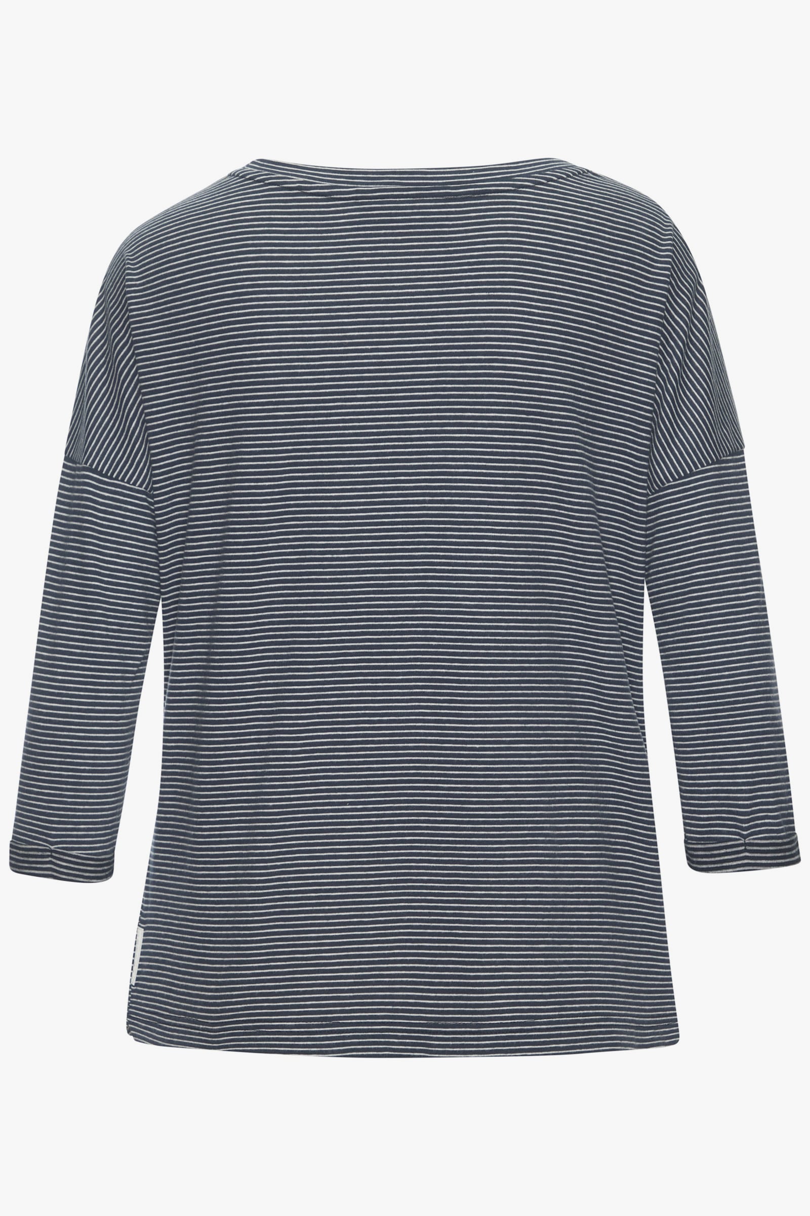 Elbsand 3/4-Arm-Shirt - marine-weiß