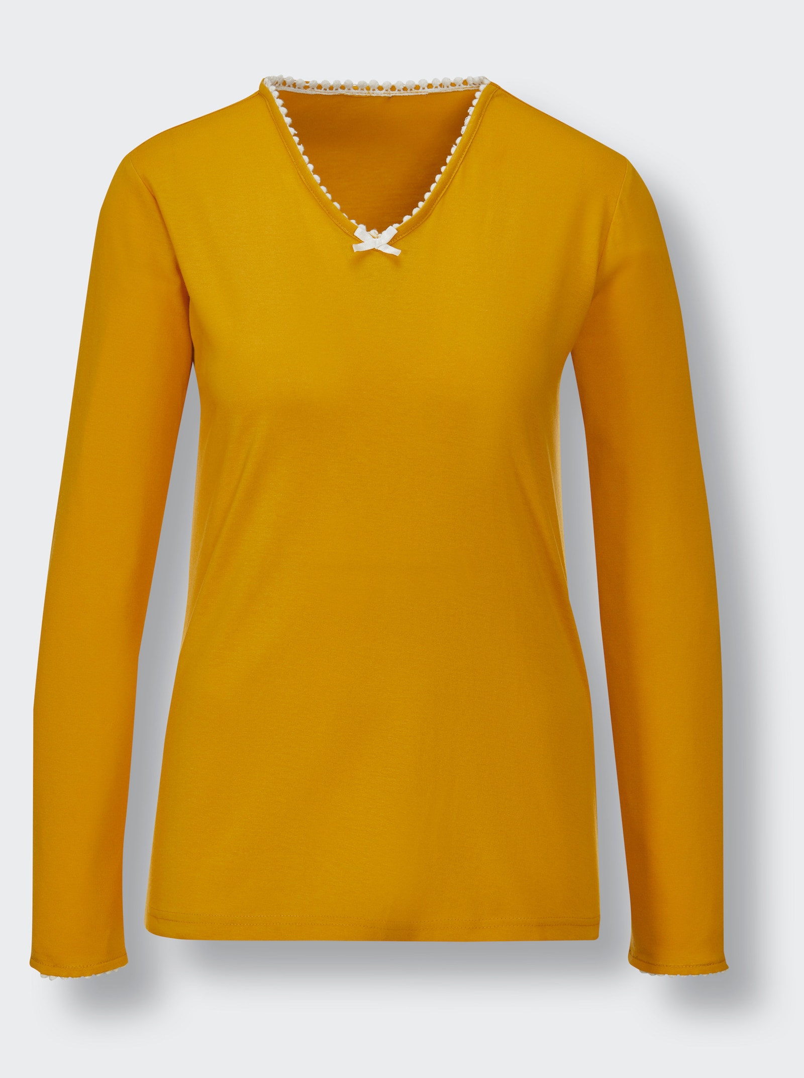 wäschepur Schlafanzug-Shirt - ocker