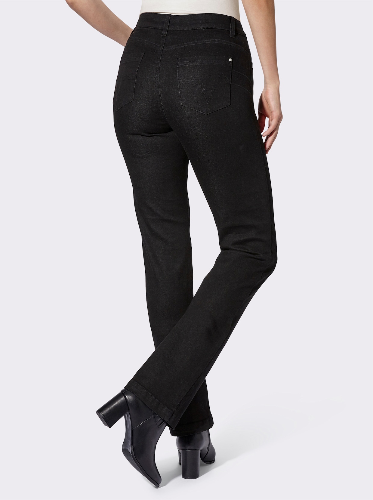 heine 5-pocketjeans - zwart