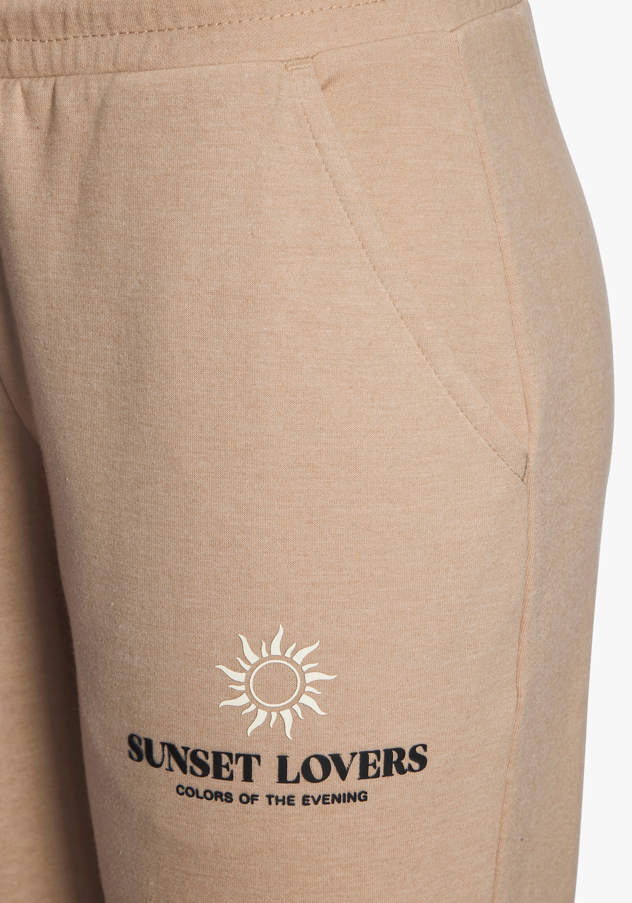 H.I.S Sweathose - camelfarben