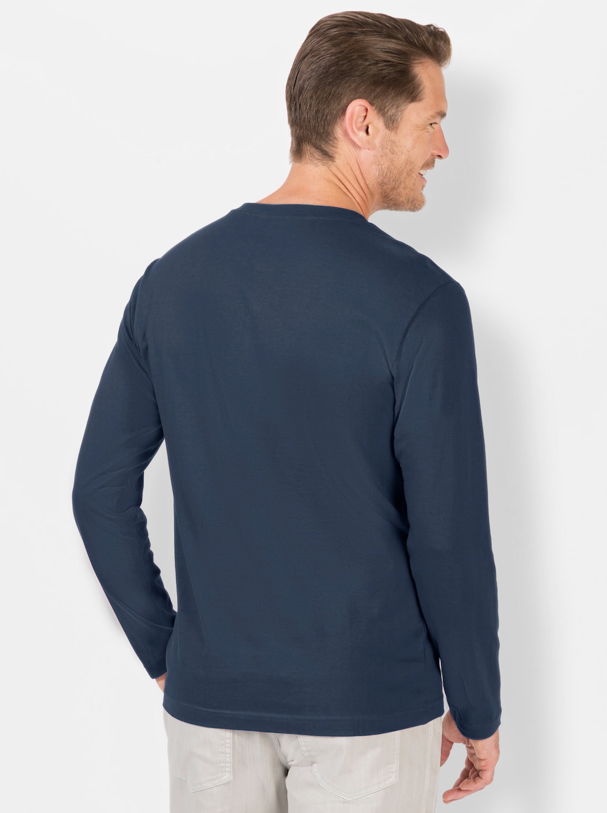 Catamaran Longsleeve - donkerblauw