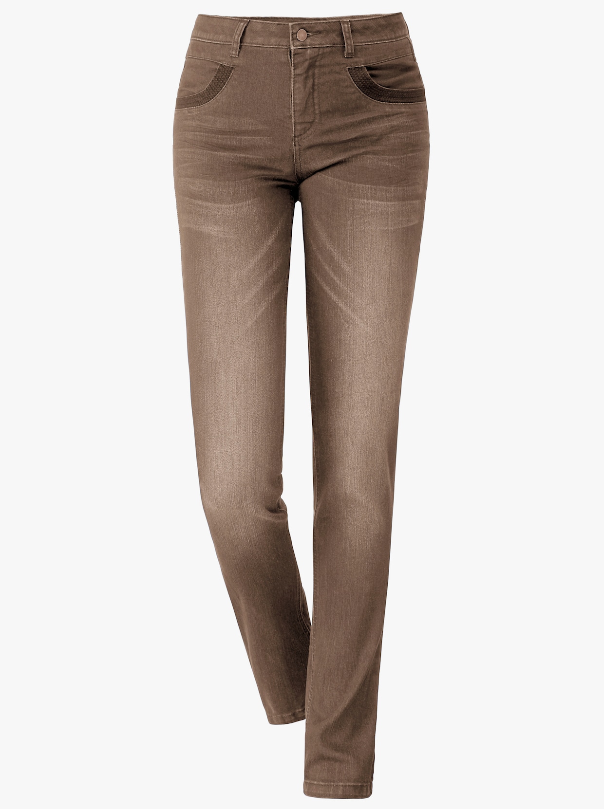 Skinny jeans - taupe