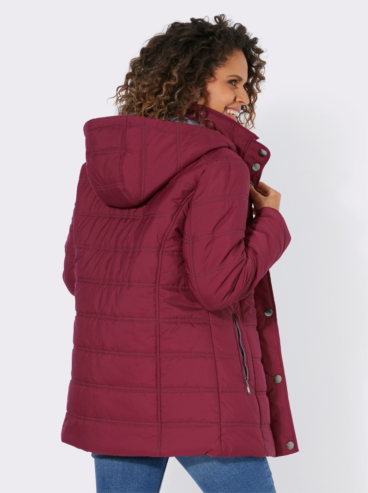 Steppjacke - bordeaux