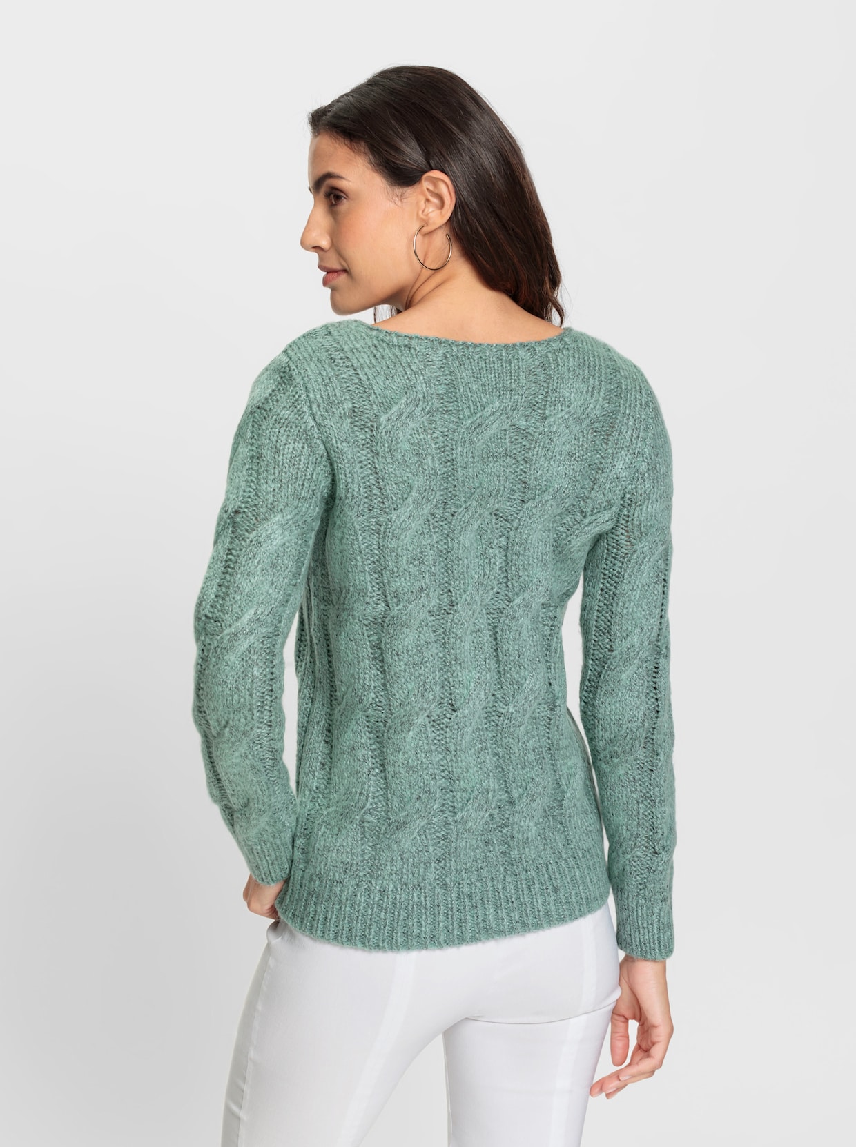 Pullover - kalkmint-meliert