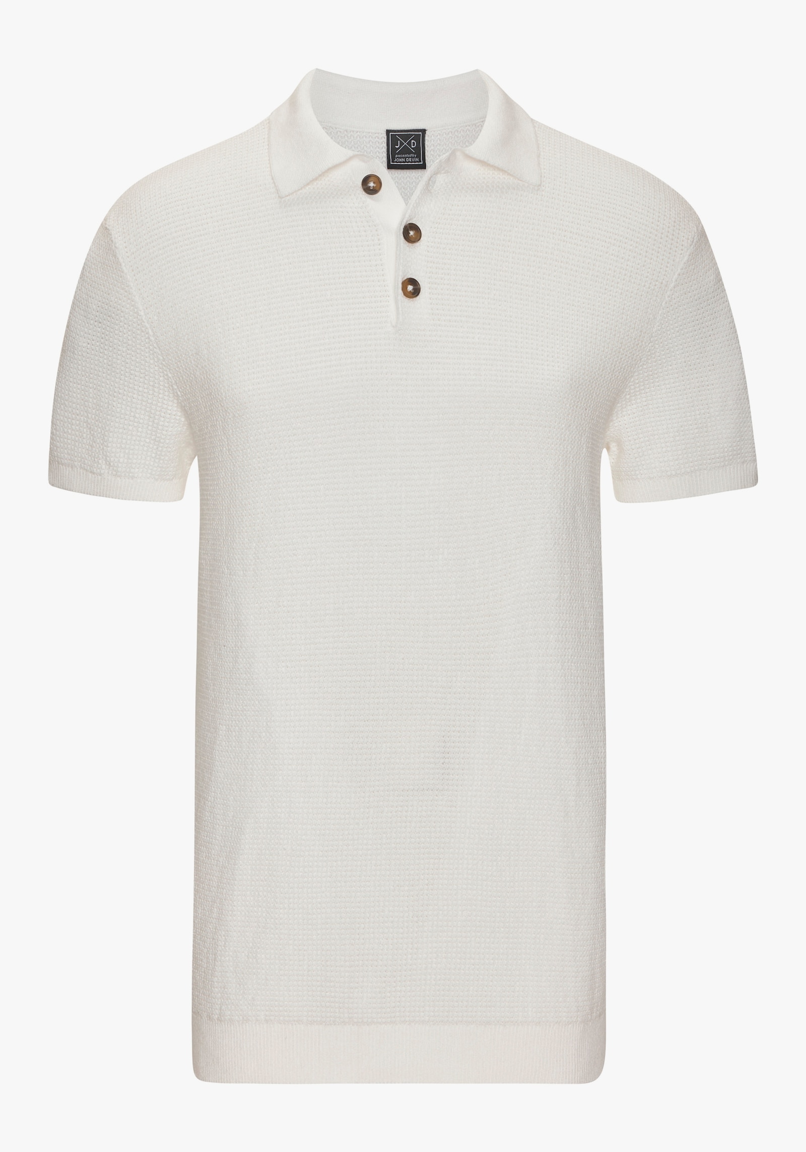 John Devin Poloshirt - offwhite