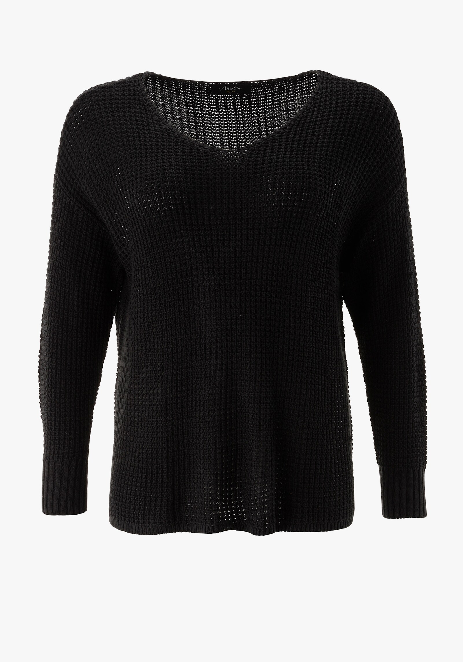 Aniston PLUS Strickpullover - schwarz