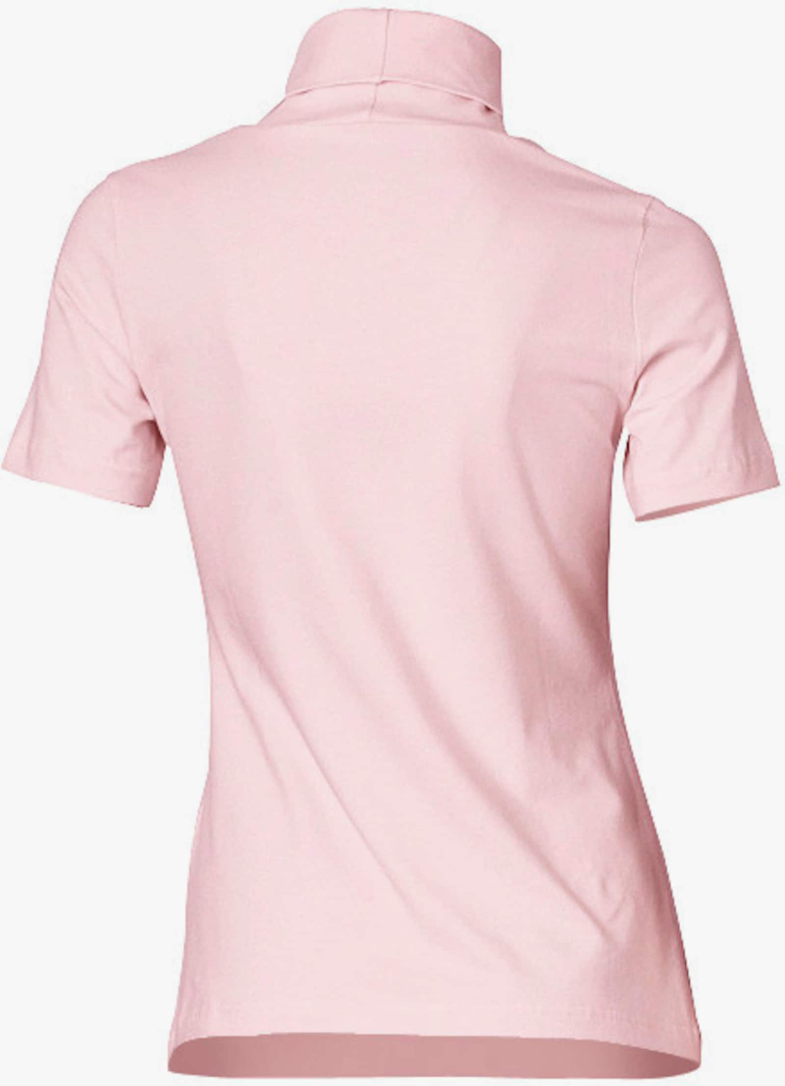 heine Colshirt in getailleerd model - roze
