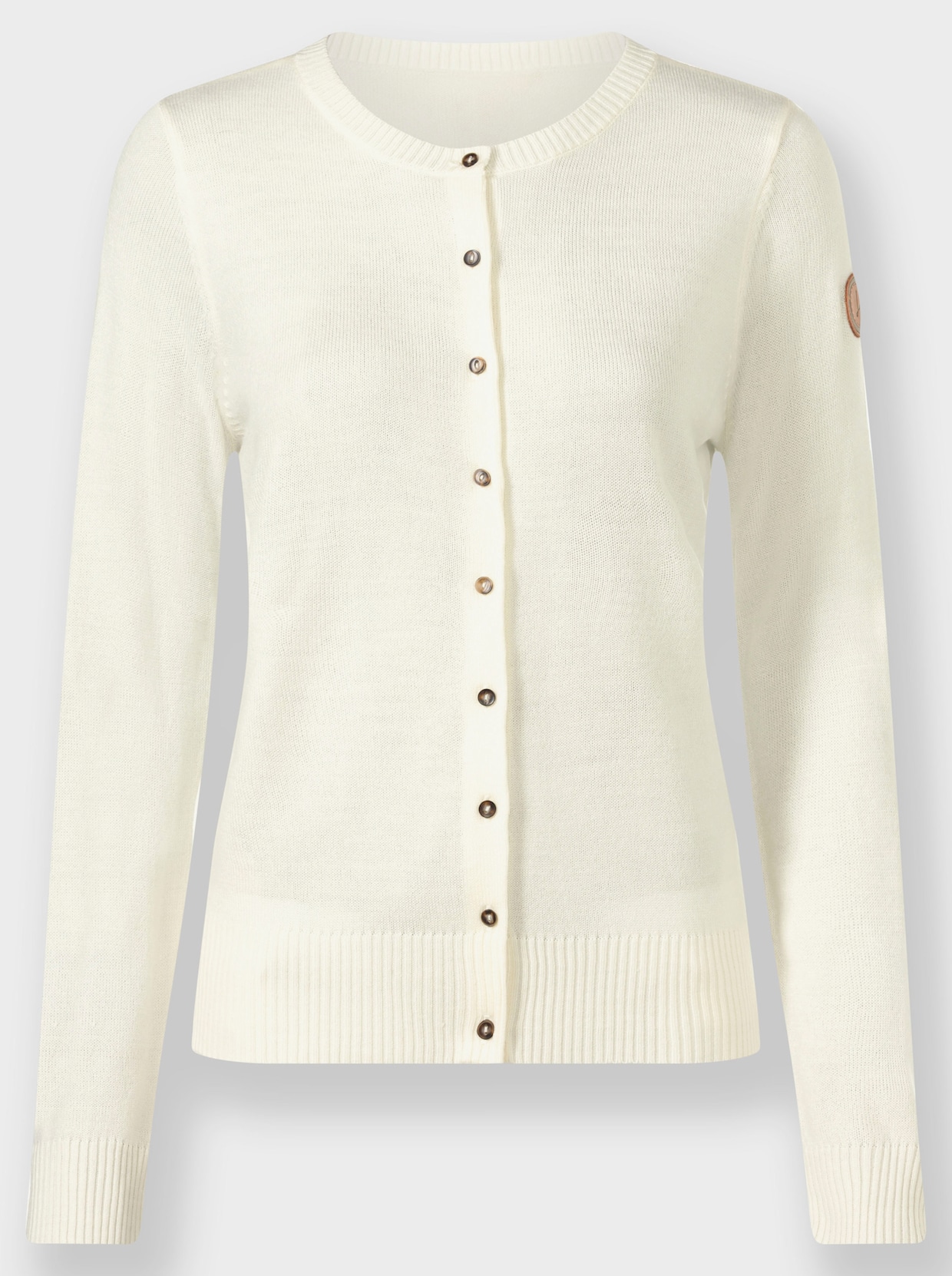 Strickjacke - ecru