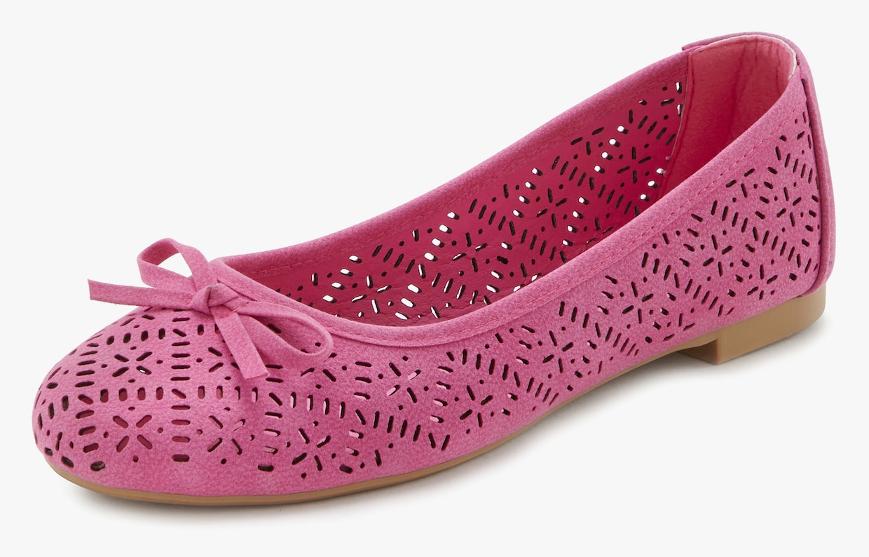 LASCANA Ballerines - fuchsia