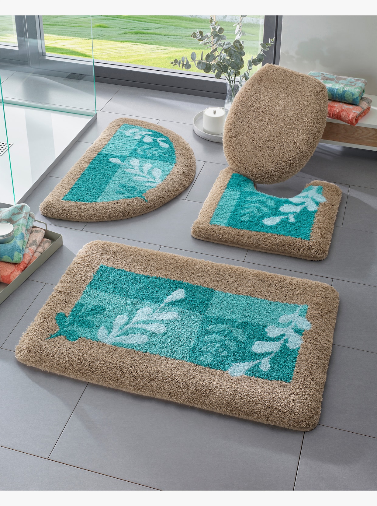 Hagemann Badematte - kalkmint