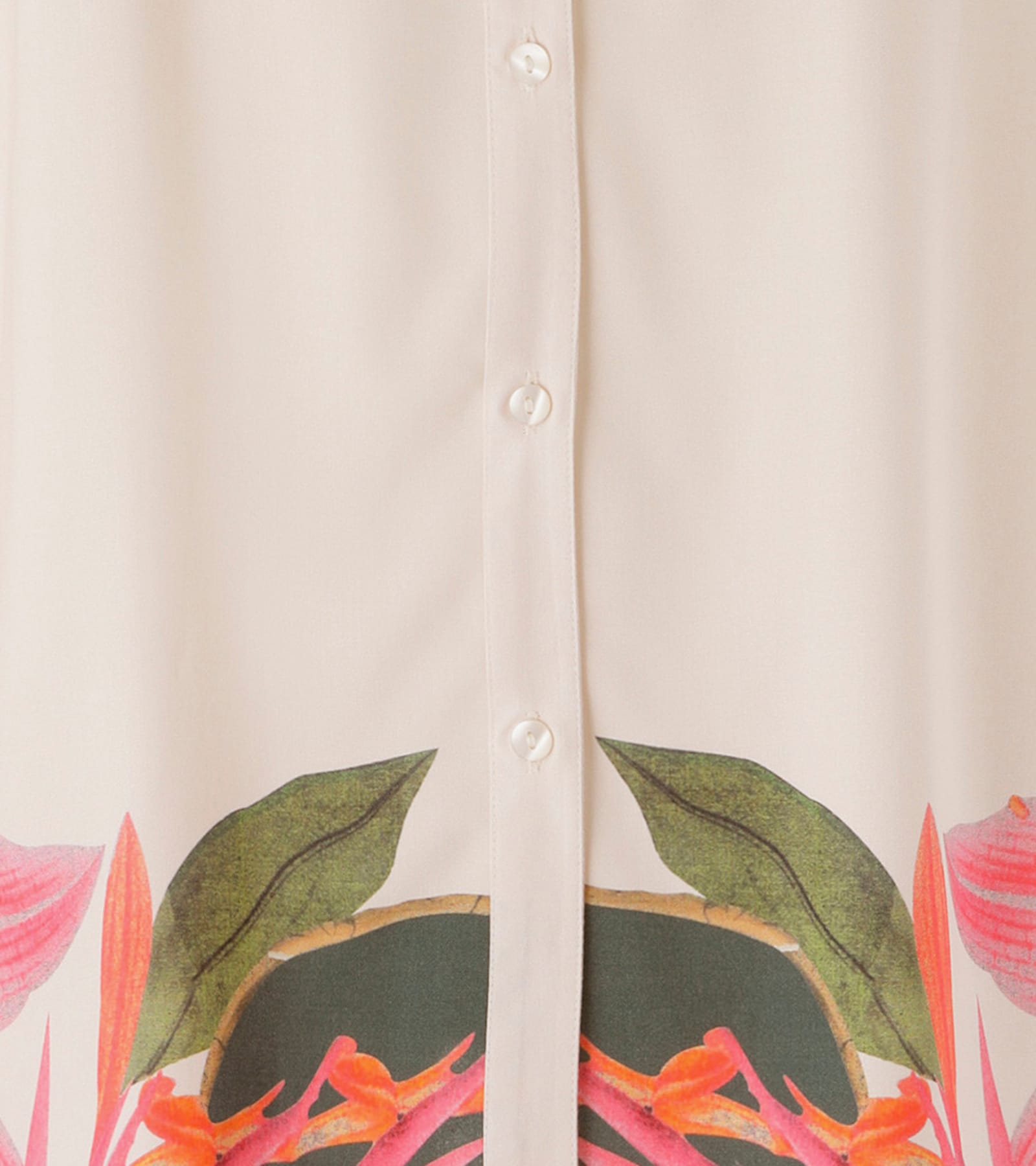 Aniston PLUS Hemdbluse - natur-pink-grün-orange-rose