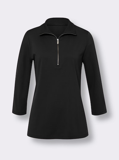 heine 3/4-Arm-Shirt - schwarz