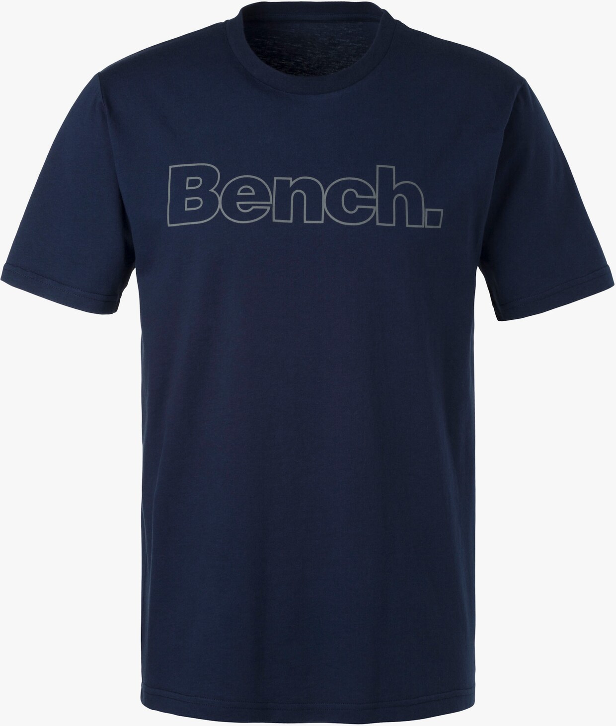Bench. T-Shirt - grau-meliert, navy