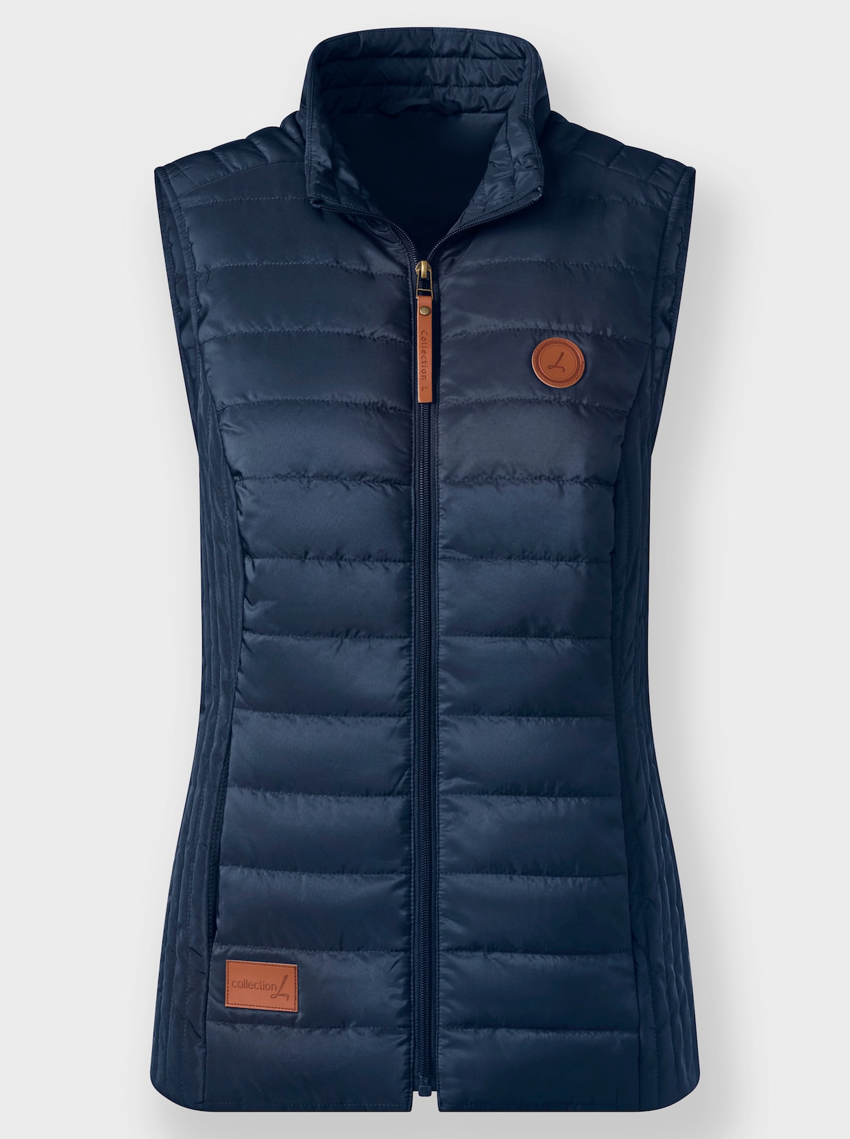 Steppweste mit leichter Wattierung - dunkelblau