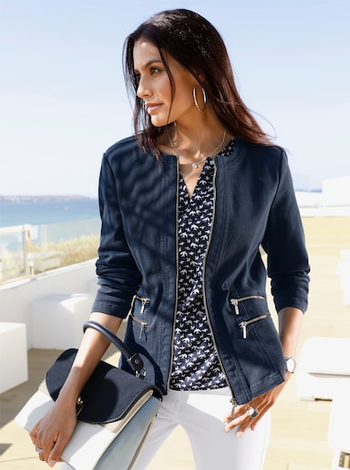 Blazer en jean - marine