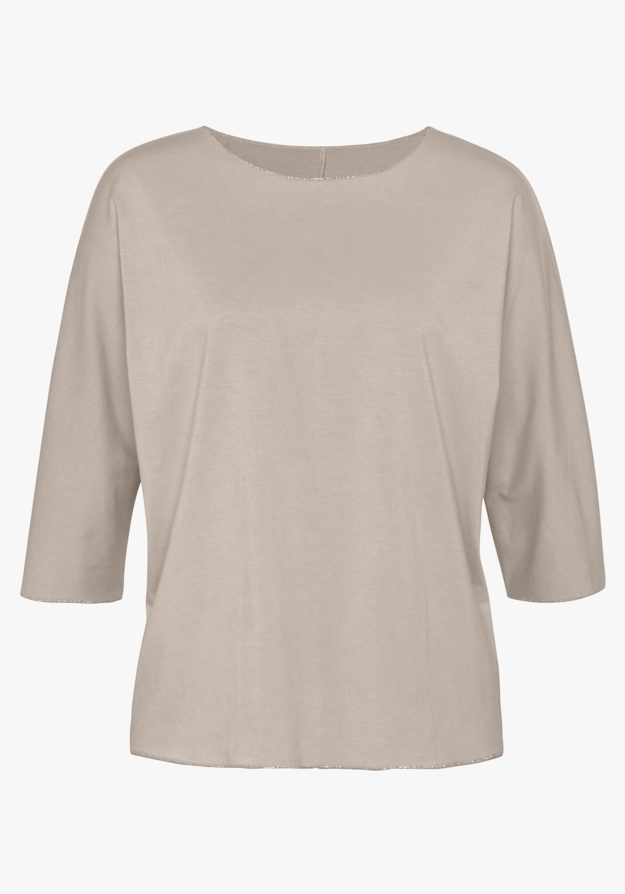 LASCANA Shirt met 3/4-mouw - beige