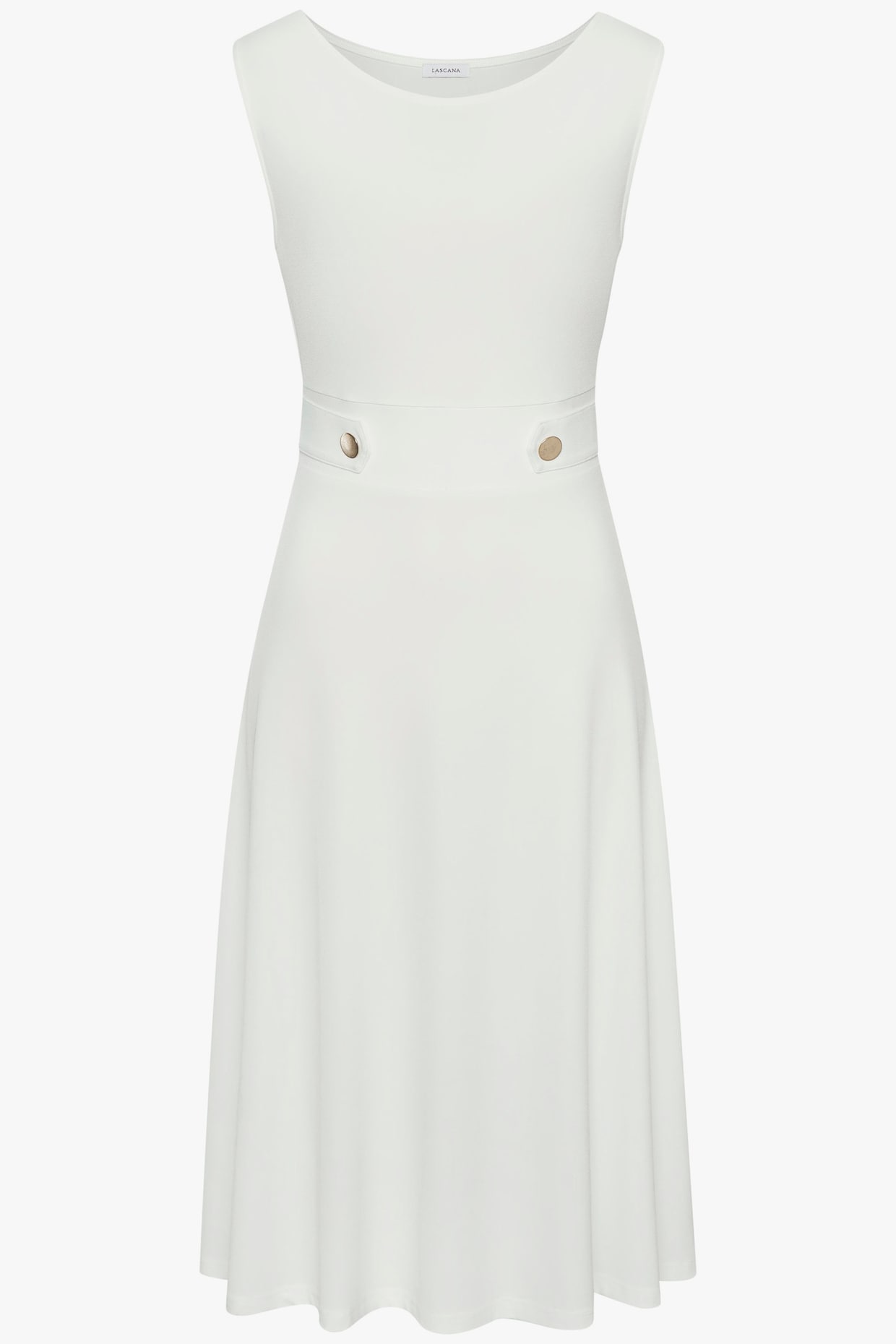 LASCANA Midikleid - weiß