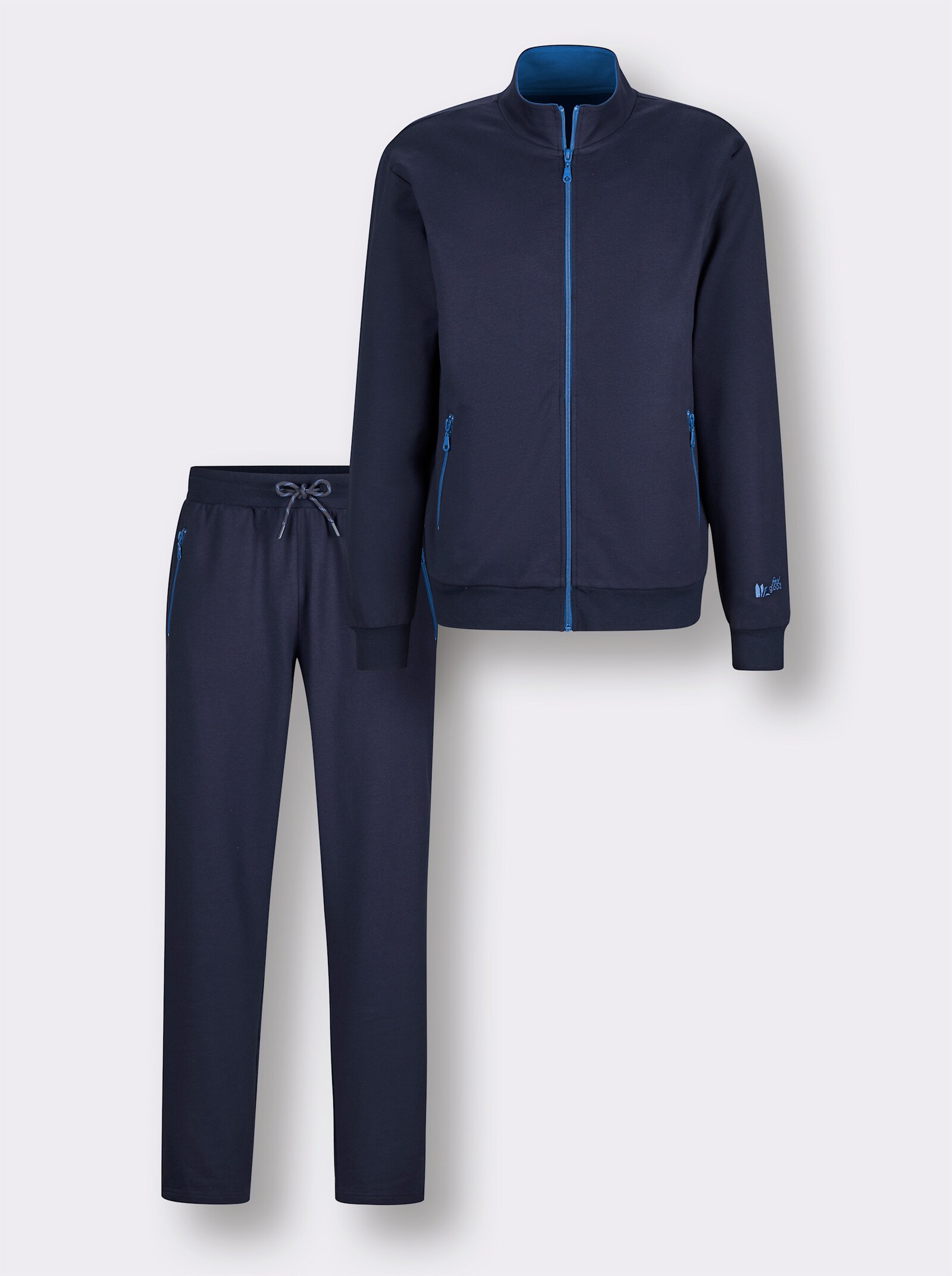 feel good Hausanzug - marine-royalblau