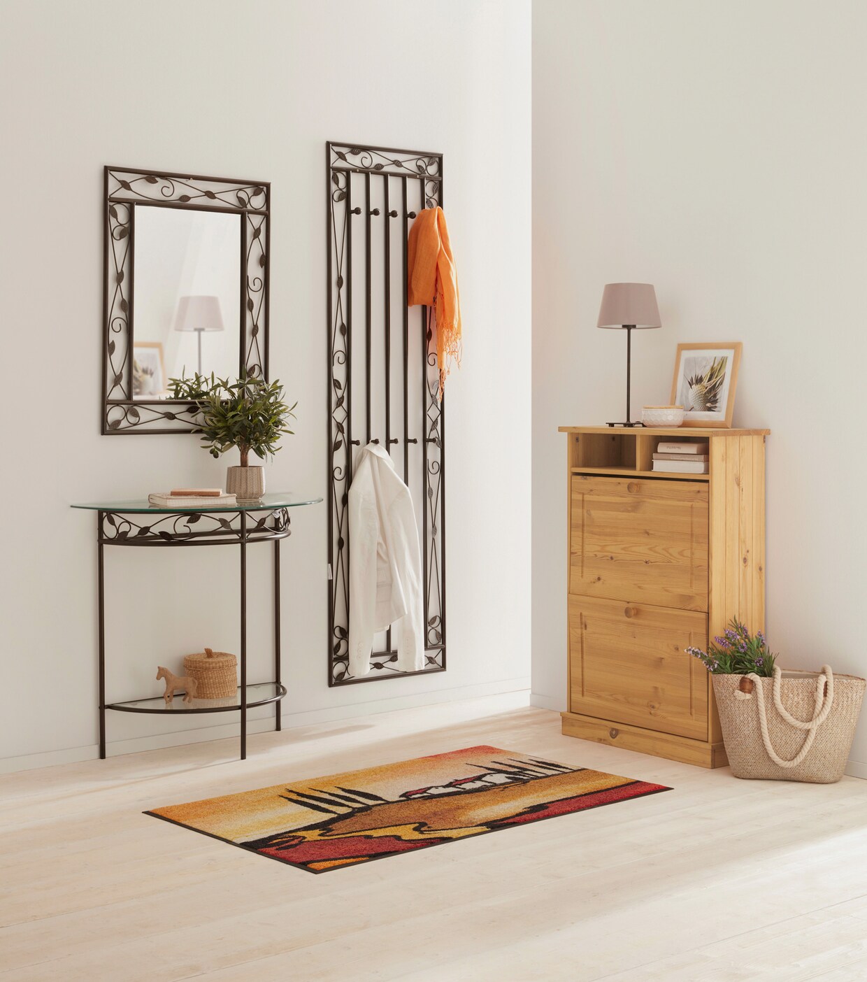 heine home Wandgarderobe - braun