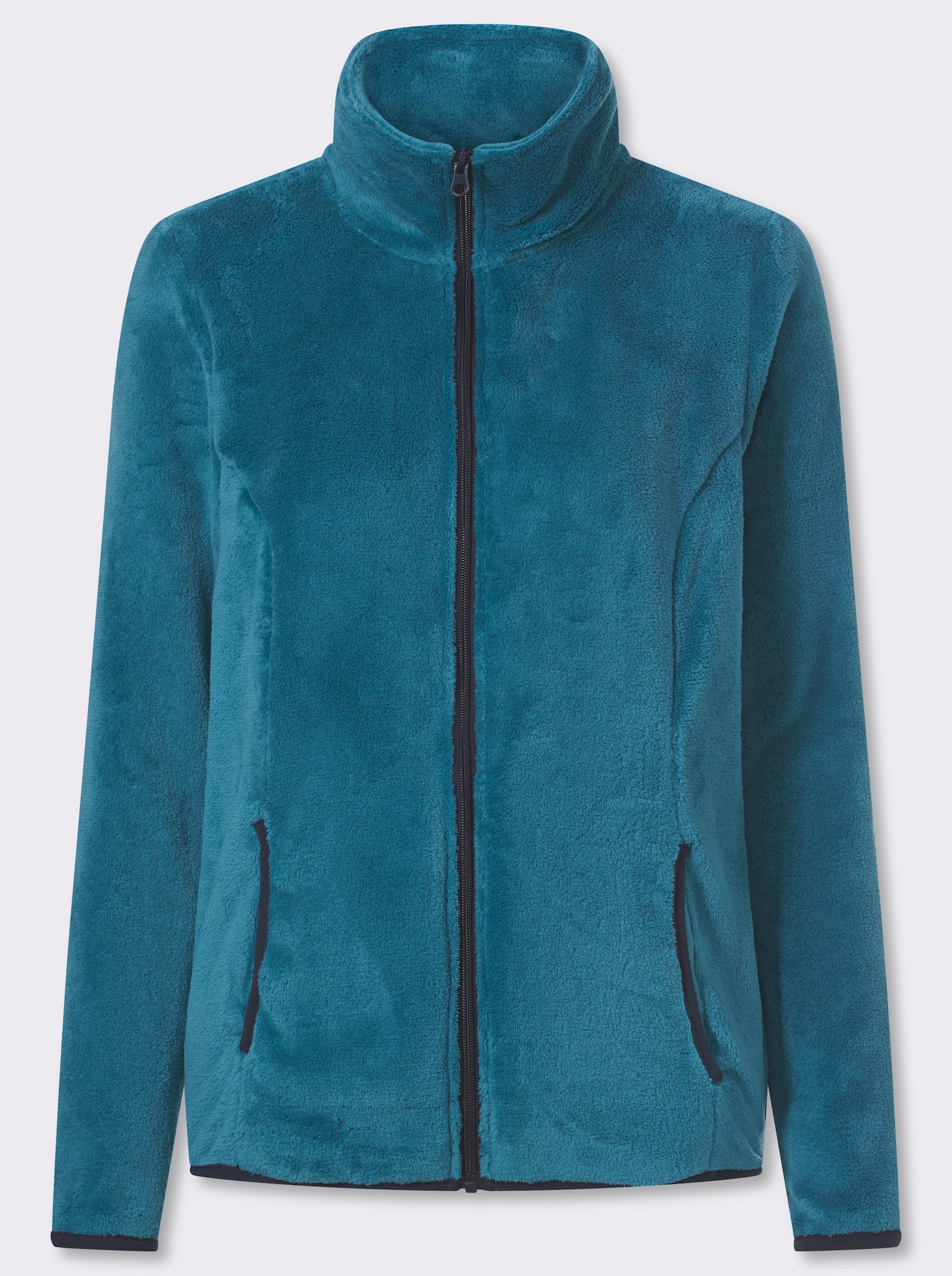 Fleecejacke mit elastischen Abschlüssen - topas