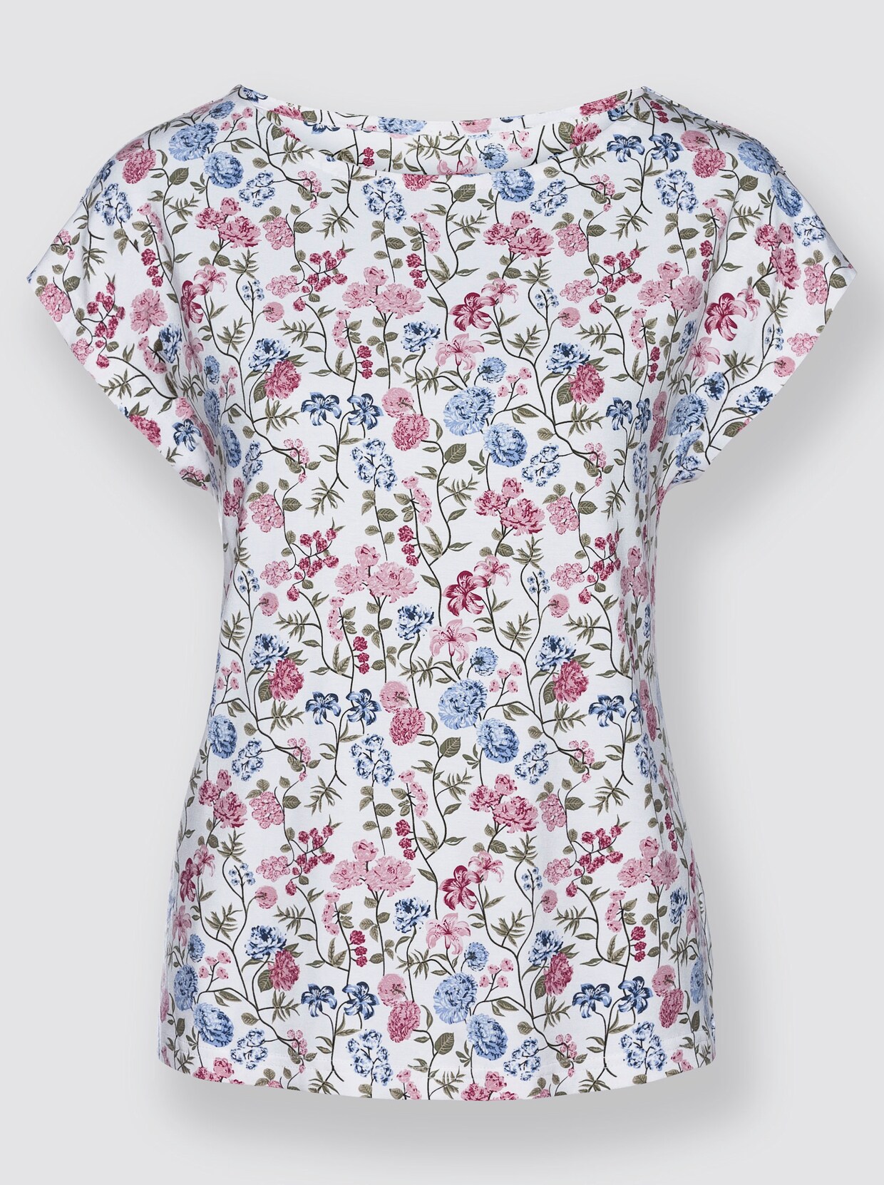 Shirt met print - roze/bleu geprint